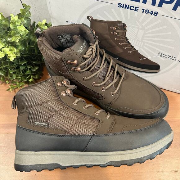 Weatherproof Men\'s Jenkins Brown Sneaker Boots Size 11 main image 5